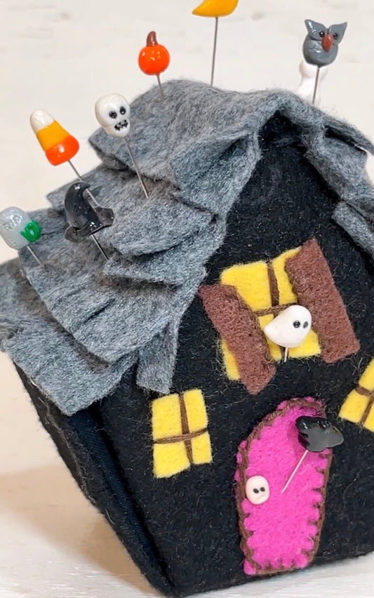Haunted House Pincushion | PDF Pattern