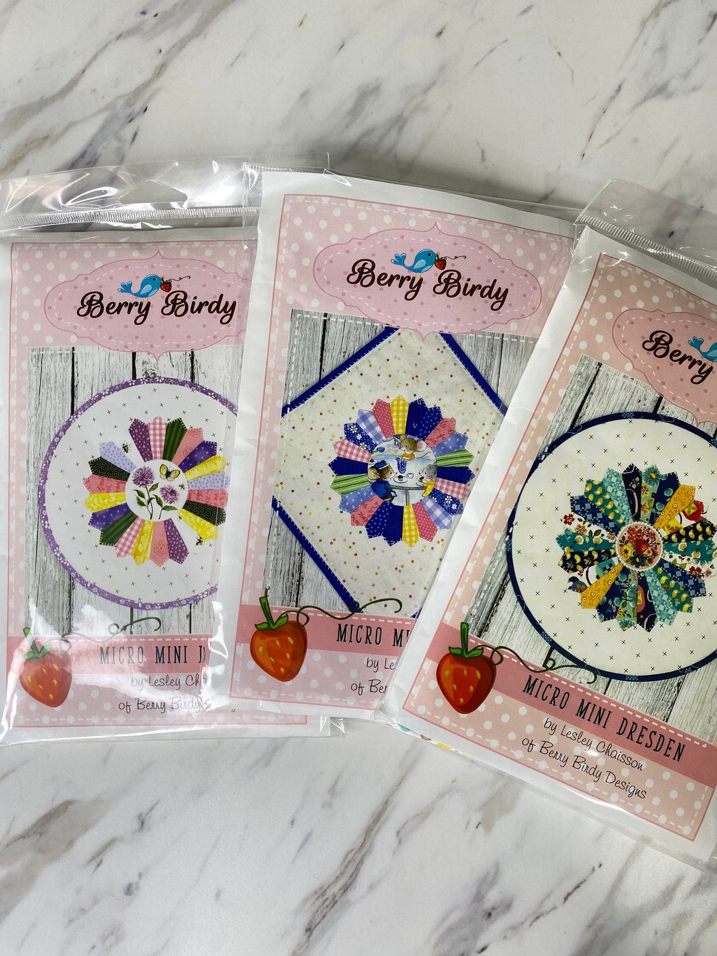 Mug Rug Mini Dresden | Kit with Pattern