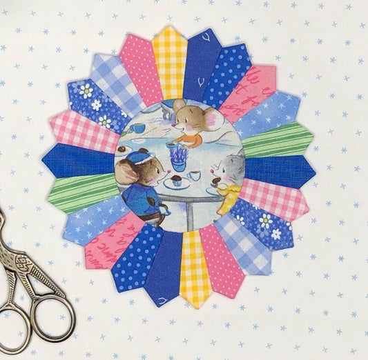 Mug Rug Mini Dresden | Kit with Pattern