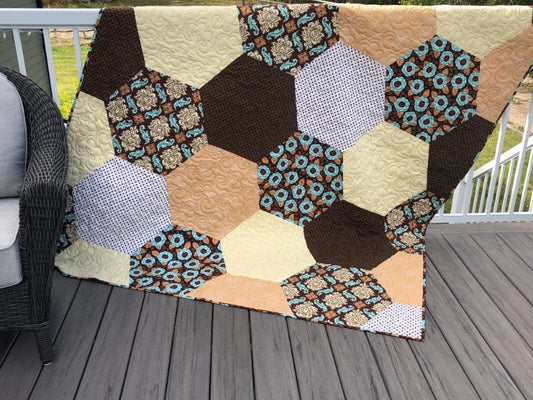 Mega Hexie Quilt | PDF Pattern