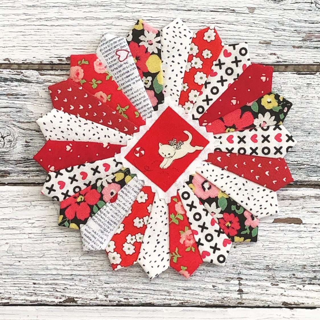 Mini Dresden Mug Rug | PDF Pattern