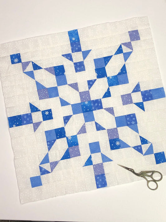 Snow Star Pillow & Quilt | PDF Pattern