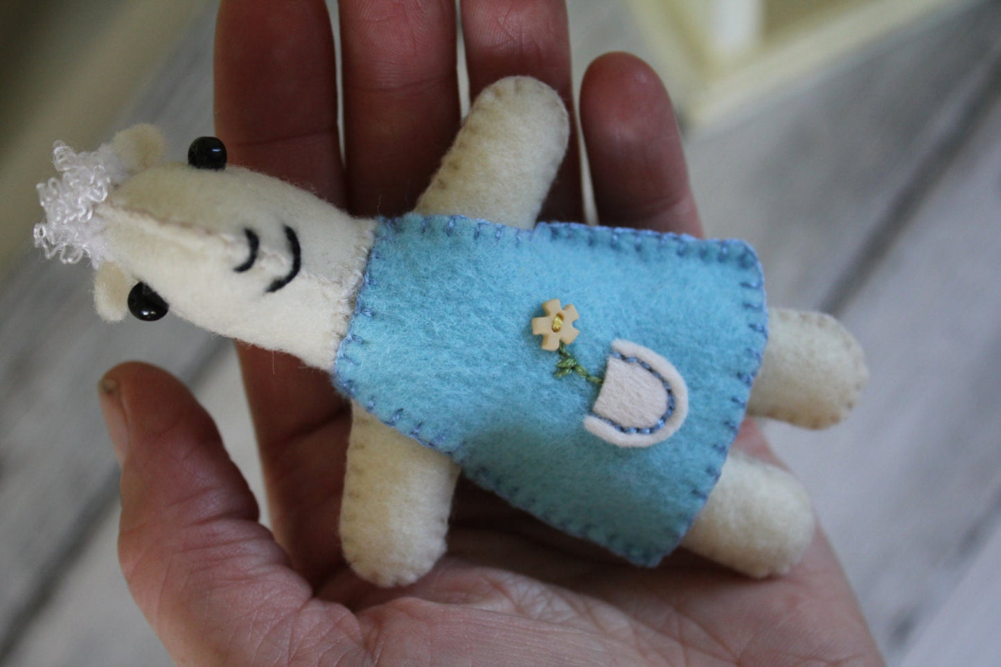 Mini Sheepy Pouch Pet | PDF Pattern