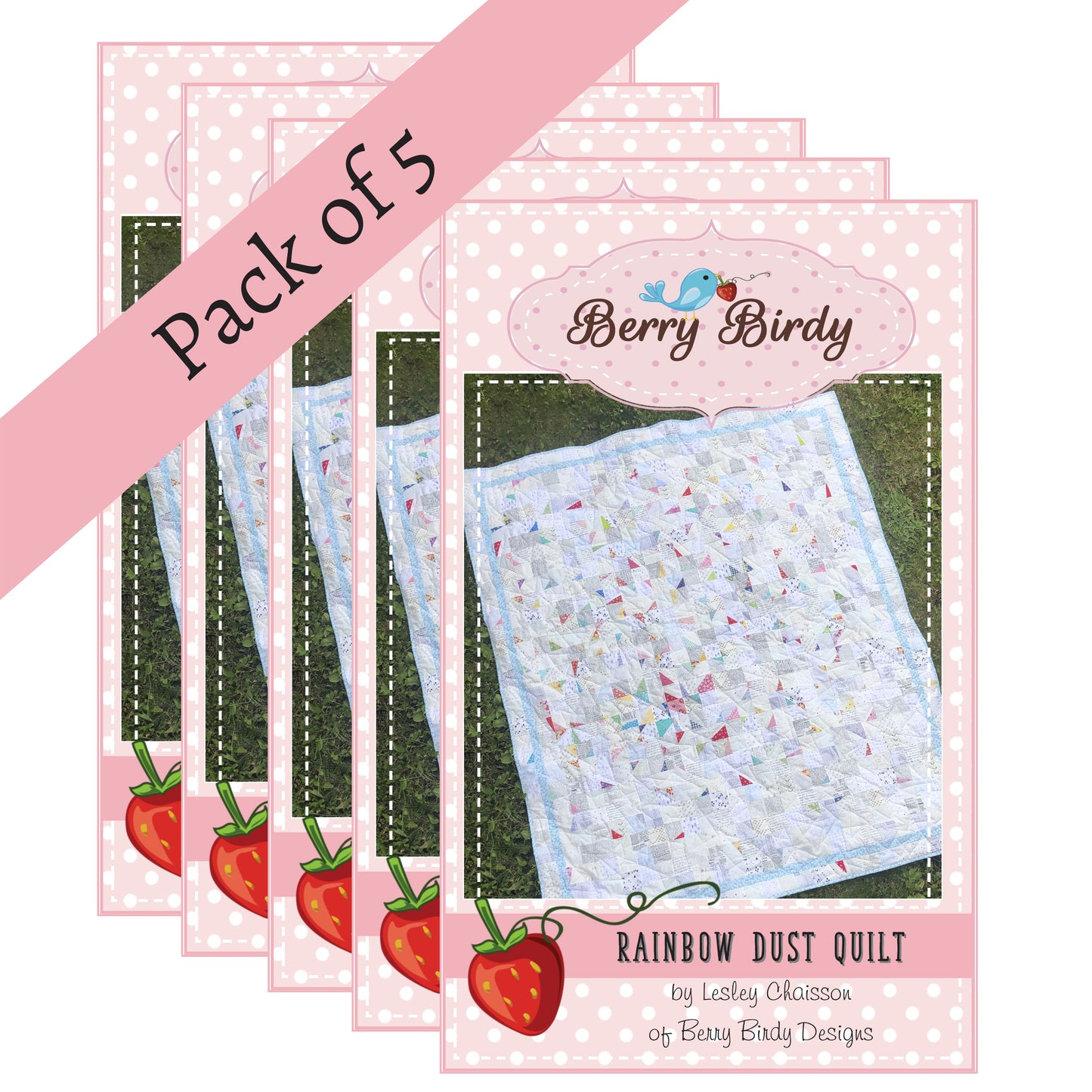 Rainbow Dust Quilt | Pattern Pack of 5