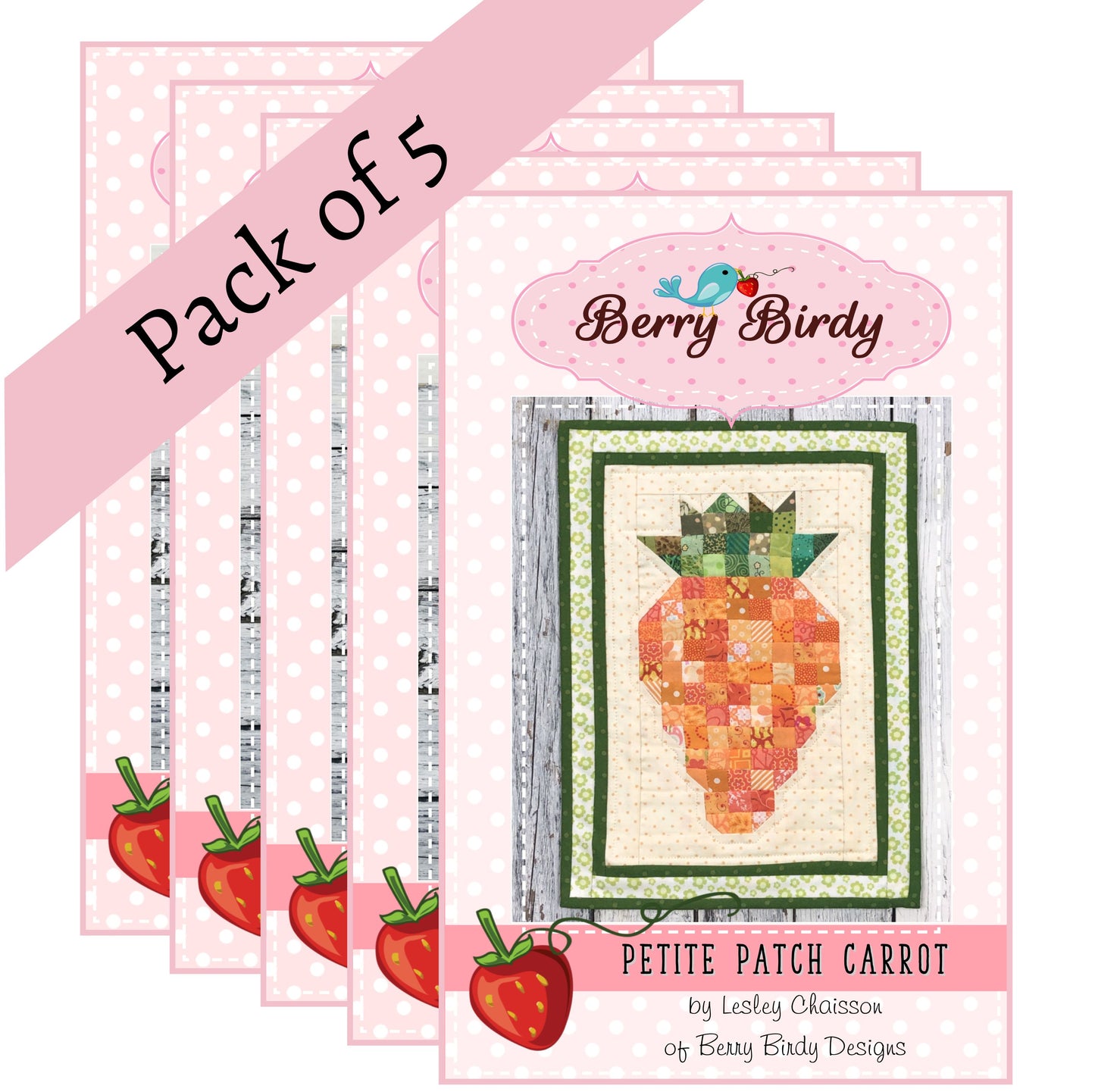 Carrot Petite Patchwork | Pattern Pack of 5