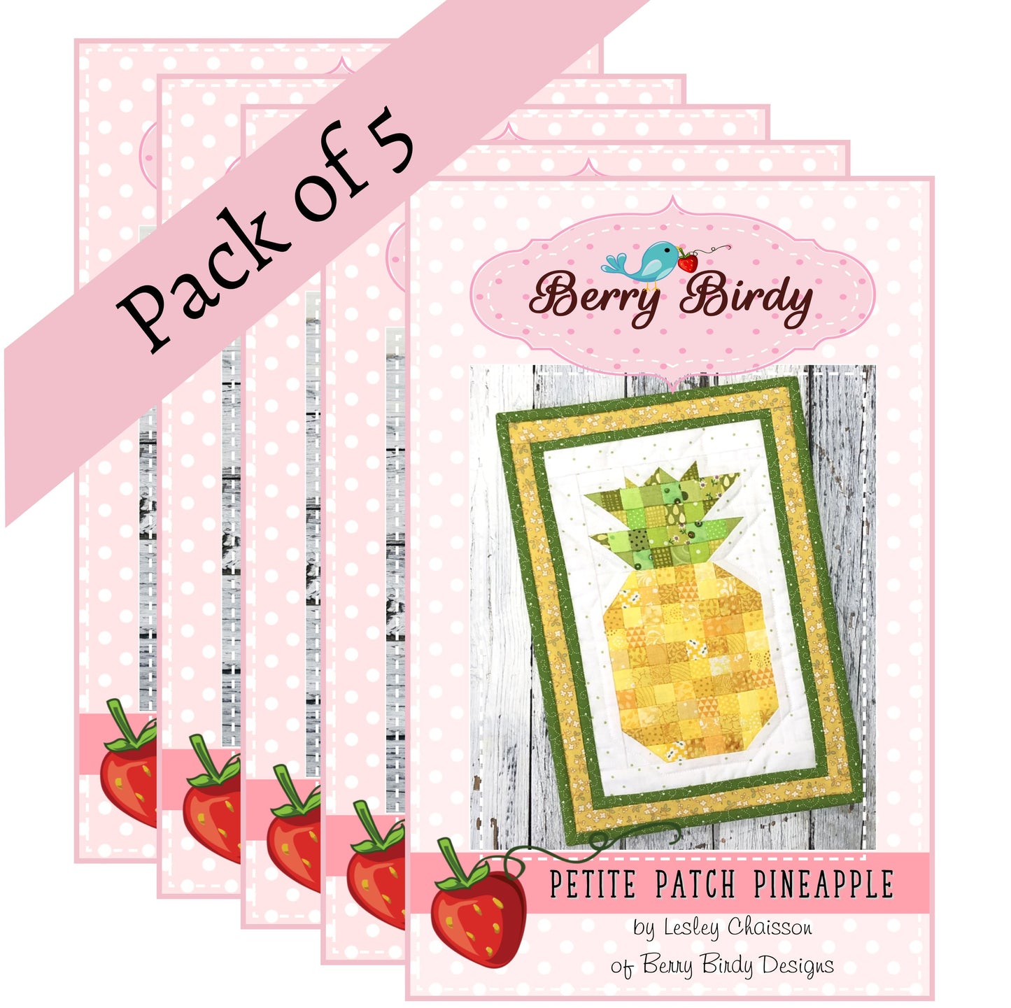 Pineapple Petite Patchwork | Pattern Pack of 5