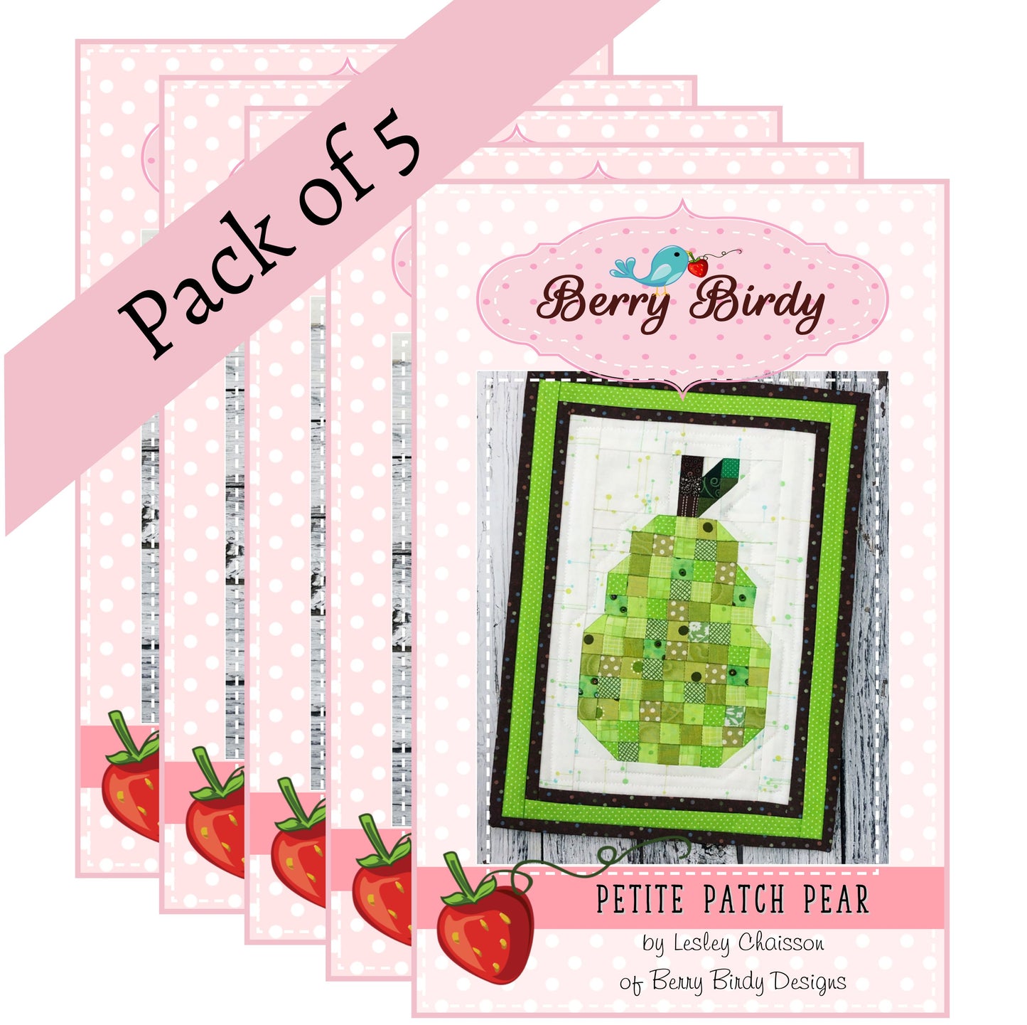 Pear Petite Patchwork | Pattern Pack of 5