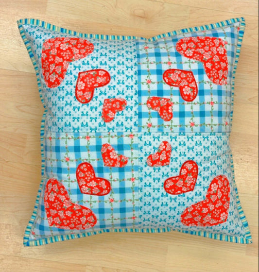 Cross My Heart Pillow | Paper Pattern