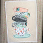 Teacups & Birdies Mini Quilt Set | Paper Pattern