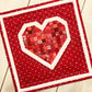 Heart Petite Patchwork Mini Quilt | PDF Pattern