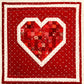 Heart Petite Patchwork Mini Quilt | Paper Pattern