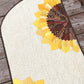 Sunflower Mini Dresden Table Runner | Paper Pattern