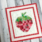Strawberry Petite Patchwork Quilt | PDF Pattern