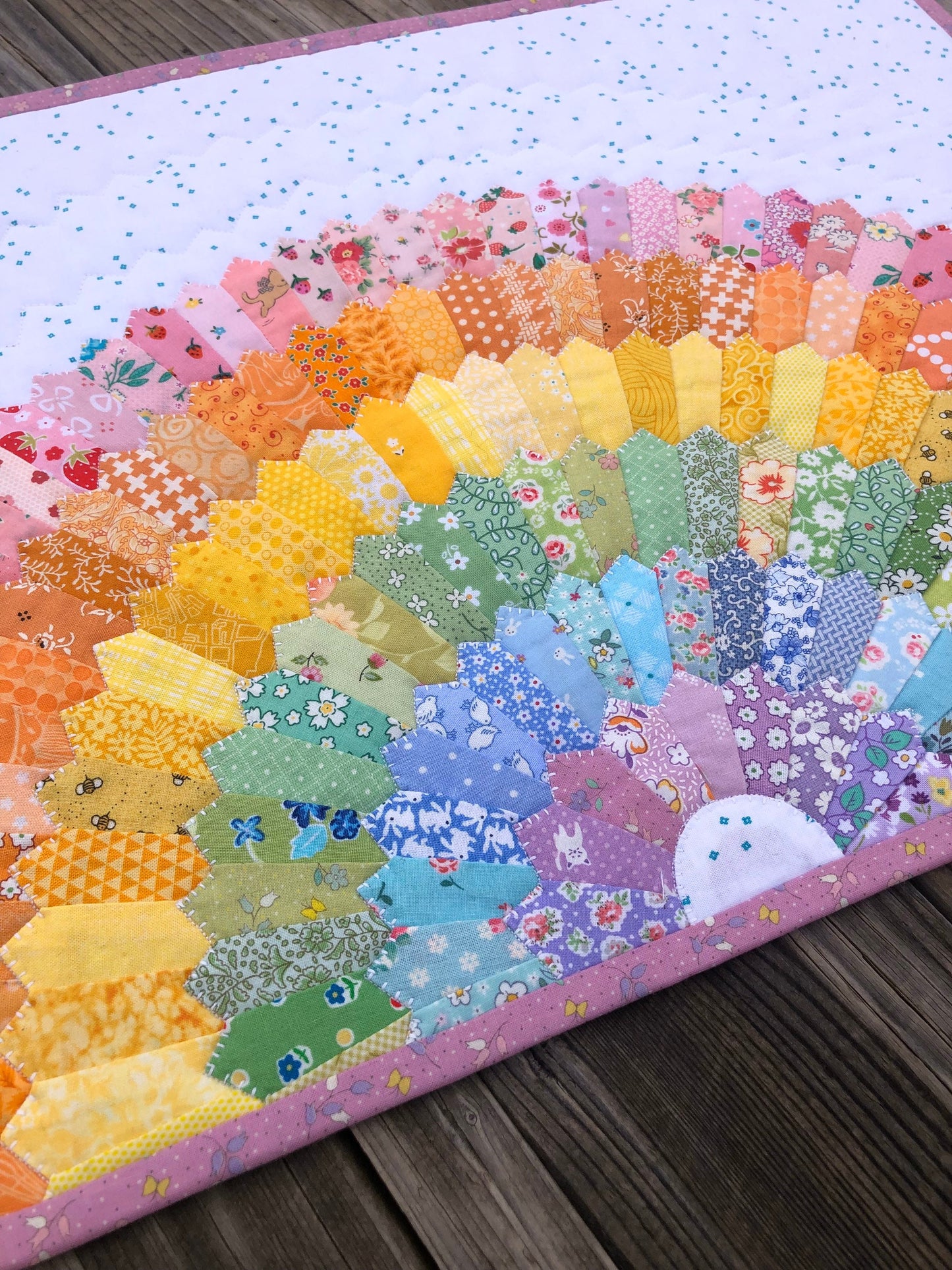 Rainbow Mini Dresden Kit with Pattern