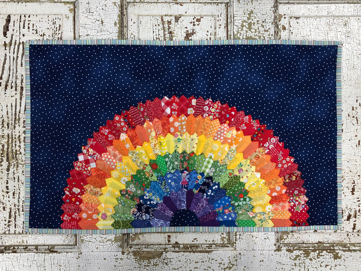 Rainbow Mini Dresden Hanging | Paper Pattern
