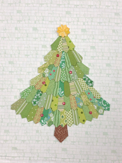 Holiday Tree Mini Dresden Wall Hanging | Paper Pattern